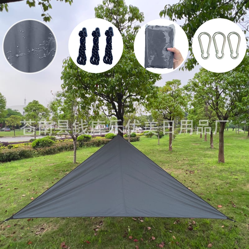 Beautiful Music háromszög alakú kültéri napellenző poliészter anyag, vízálló 1000-2000 mm