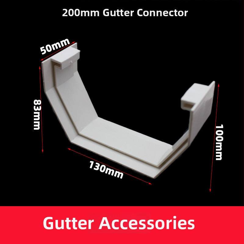 PVC drenážny žľab pre dažďovú vodu (Model 160, Hrúbka steny 2, Značka yf, Materiál PVC)