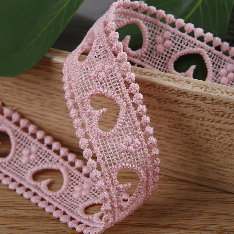 Xinya Szív alakú kötött szalag hajdísz, DIY kézműves, hajhoz és ruházathoz