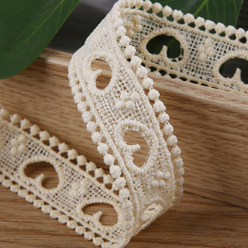 Xinya Szív alakú kötött szalag hajdísz, DIY kézműves, hajhoz és ruházathoz