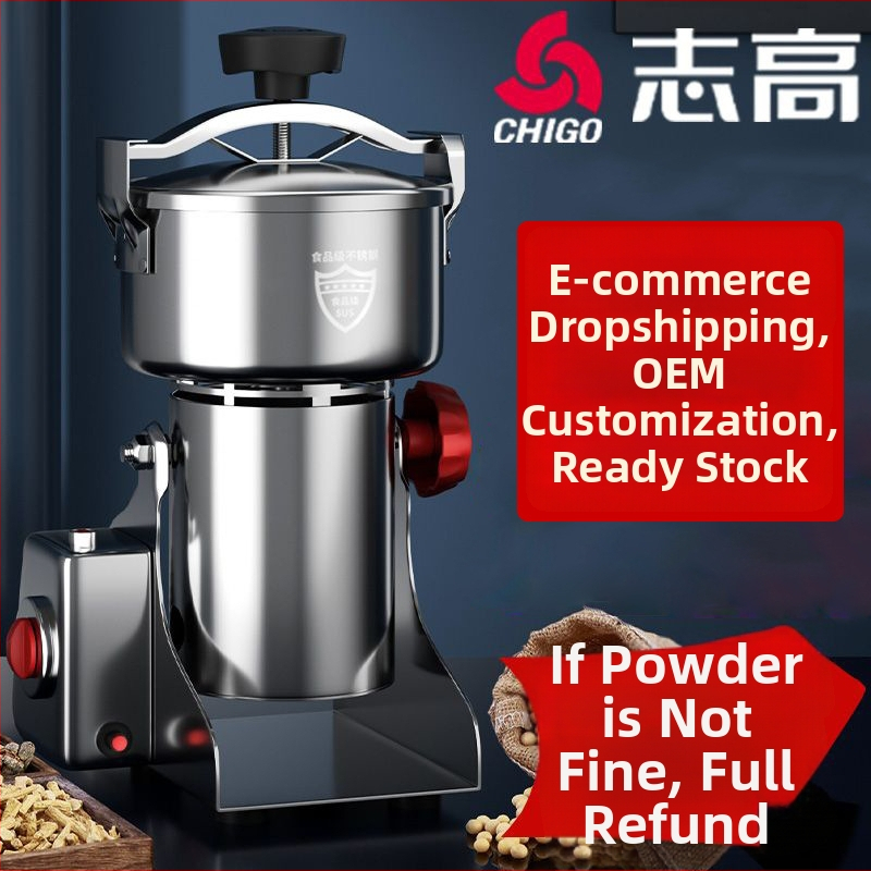 Barley domáci pulverizátor – jemné mletie so drvením; vhodný pre kávové zrná, čínske bylinné materiály a obilniny