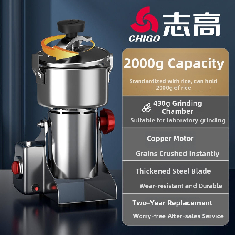 Barley domáci pulverizátor – jemné mletie so drvením; vhodný pre kávové zrná, čínske bylinné materiály a obilniny