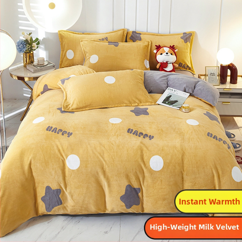 Povlak na paplón zo mliečneho velúru, dvojstranné podšitie, zimná chlpatá textúra, vzor: prúžky, geometrický, kreslený; tkanie: česanie; potlač a farbenie; povlak na paplón