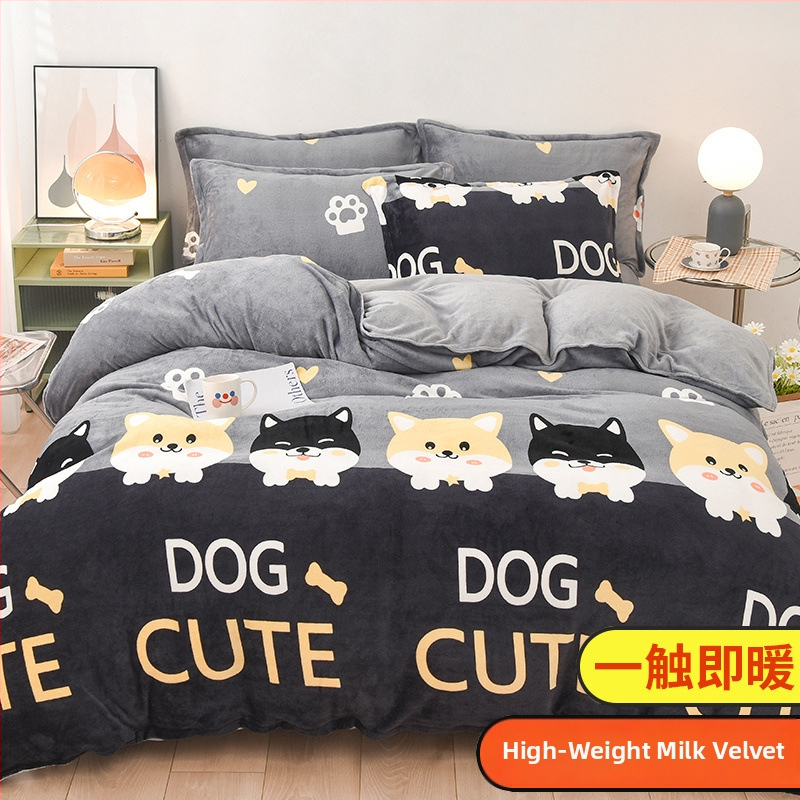 Povlak na paplón zo mliečneho velúru, dvojstranné podšitie, zimná chlpatá textúra, vzor: prúžky, geometrický, kreslený; tkanie: česanie; potlač a farbenie; povlak na paplón