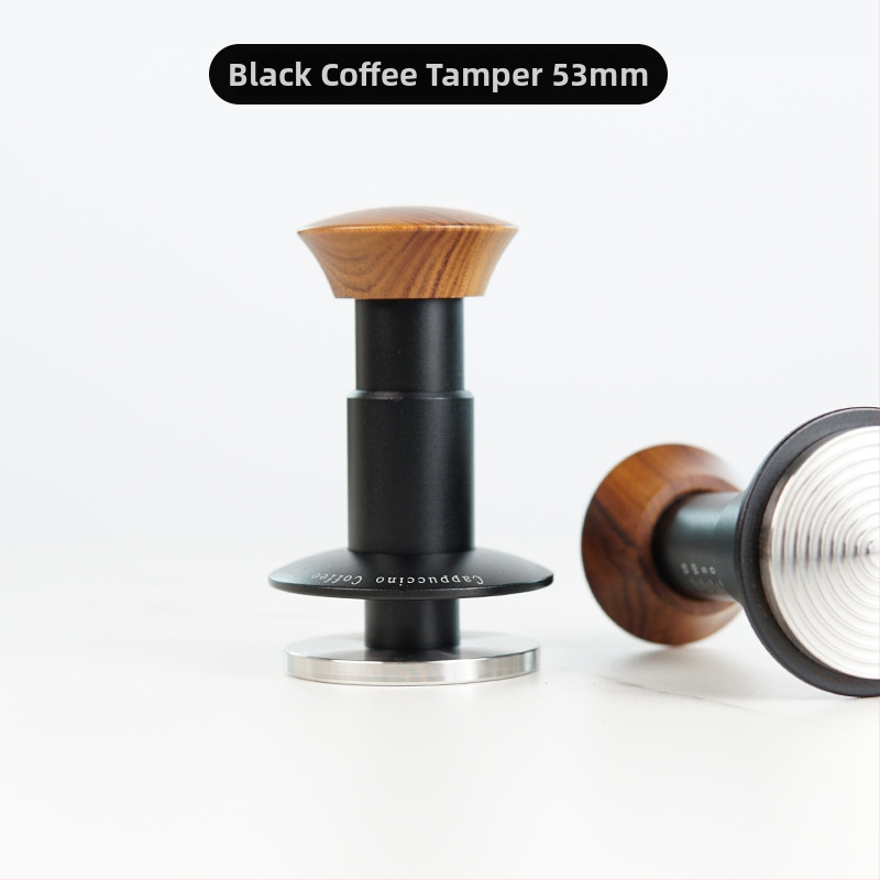 Tamper za espresso strojeve s mehanizmom konstantne sile odziva, od aluminija i nehrđajućeg čelika, 250 g, za kućnu i kafić upotrebu