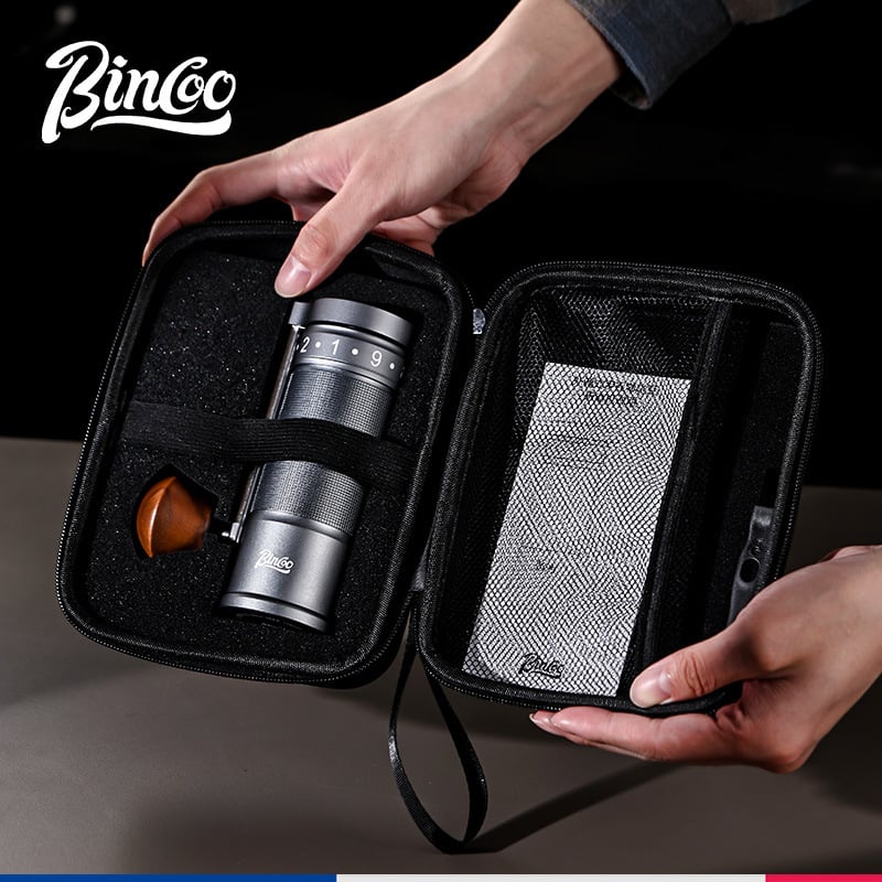 Bincoo Χειροκίνητος Αλεστήρας Καφέ από Ανοξείδωτο Ατσάλι με Εξωτερική Ρύθμιση – 500 g