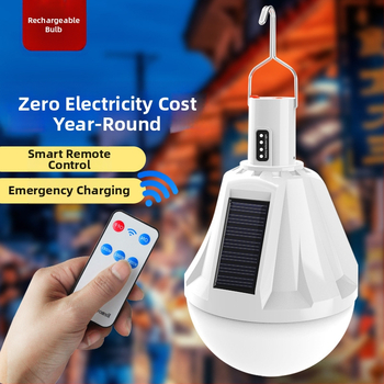 Lampă LED pentru camping, alimentare solară, baterie Li-ion încorporată, 3V, 10W, telecomandă