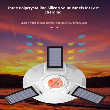 Lampă LED pentru camping, alimentare solară, baterie Li-ion încorporată, 3V, 10W, telecomandă