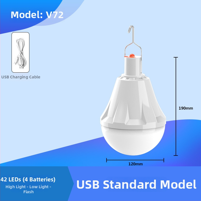 Lampă LED pentru camping, alimentare solară, baterie Li-ion încorporată, 3V, 10W, telecomandă