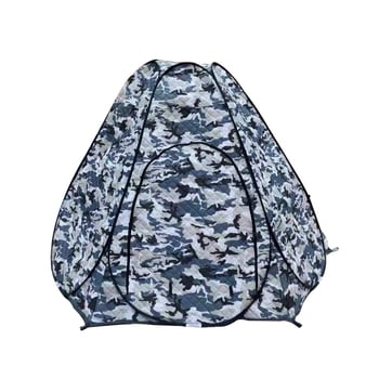 Зимна палатка за ледено риболов със автоматично разпъване, пирамидална едностепенна конструкция, тегло 4,7 кг, пръти от фибростъкло, Oxford плат вътрешен и външен