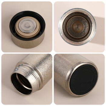 Mini vakuumski izolirani šalica, prijenosna, unutarnji 304, vanjski 201 nehrđajući čelik, 6–12 sati izolacije, odvajanje čaja i vode, prilagodba laser graviranjem, sitotisak ili 3D ispis