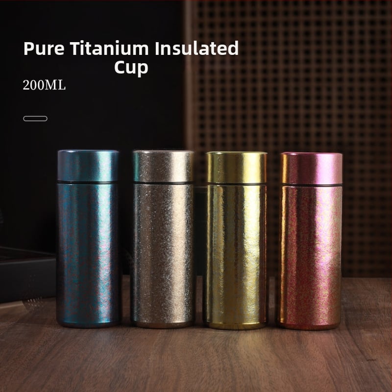 Mini vakuumski izolirani šalica, prijenosna, unutarnji 304, vanjski 201 nehrđajući čelik, 6–12 sati izolacije, odvajanje čaja i vode, prilagodba laser graviranjem, sitotisak ili 3D ispis