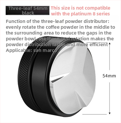 Tamper za espresso od nehrđajućeg čelika, podesiva drška, 500 g težine, za aparate za kavu, ured, dom i kafić