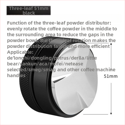 Tamper za espresso od nehrđajućeg čelika, podesiva drška, 500 g težine, za aparate za kavu, ured, dom i kafić