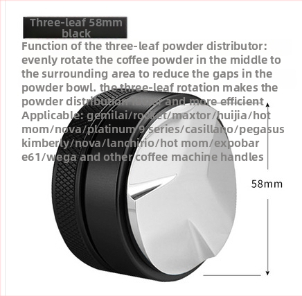 Tamper za espresso od nehrđajućeg čelika, podesiva drška, 500 g težine, za aparate za kavu, ured, dom i kafić