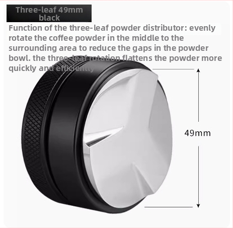 Tamper za espresso od nehrđajućeg čelika, podesiva drška, 500 g težine, za aparate za kavu, ured, dom i kafić