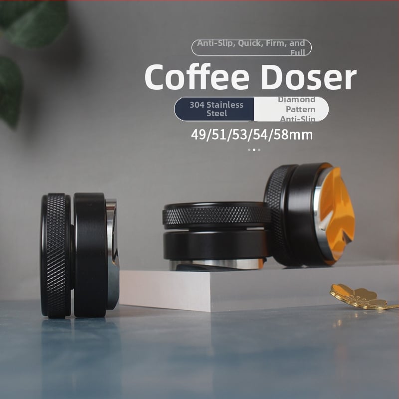 Tamper za espresso od nehrđajućeg čelika, podesiva drška, 500 g težine, za aparate za kavu, ured, dom i kafić