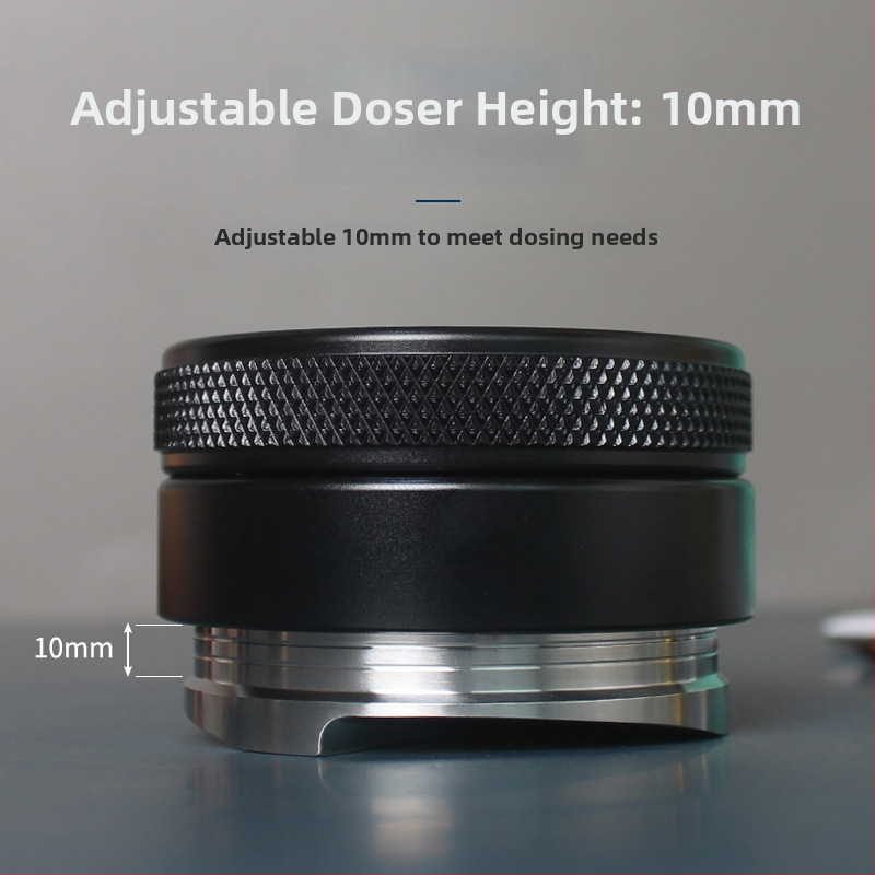 Tamper za espresso od nehrđajućeg čelika, podesiva drška, 500 g težine, za aparate za kavu, ured, dom i kafić