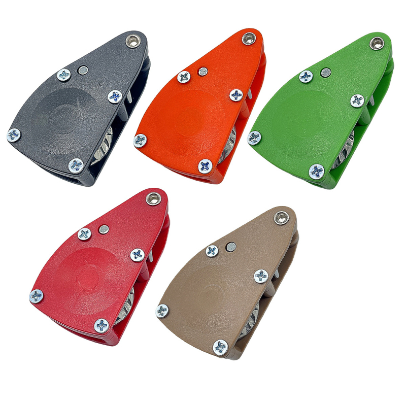 Τροχός σφιξίματος σκοινιού σκηνής – συμβατός με 4,5–6,3 mm, εξωτερικό ABS, εσωτερικός ψευδάργυρος