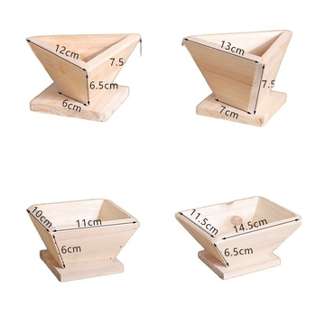 Formă pentru zongzi din lemn masiv; forme triunghiulare și pătrate; imprimare logo disponibilă.