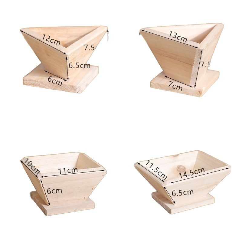 Formă pentru zongzi din lemn masiv; forme triunghiulare și pătrate; imprimare logo disponibilă.