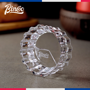 BinCoo Unealtă pentru Praf de Moka Pot cu Țesătură — Plastic ABS, Design Modern Minimalist, Accesoriu de Umplere Praf