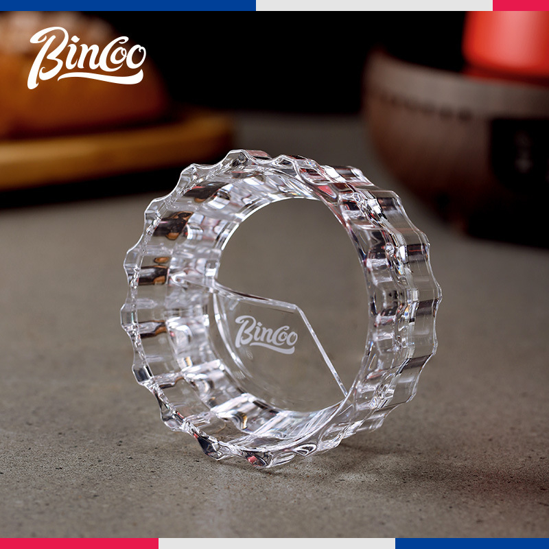 BinCoo Unealtă pentru Praf de Moka Pot cu Țesătură — Plastic ABS, Design Modern Minimalist, Accesoriu de Umplere Praf