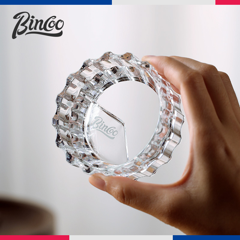 BinCoo Unealtă pentru Praf de Moka Pot cu Țesătură — Plastic ABS, Design Modern Minimalist, Accesoriu de Umplere Praf