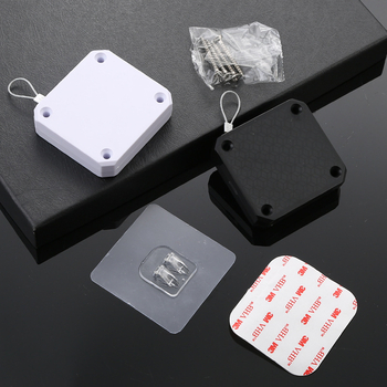 Închizător de uși, fără găuri, simplu, ușor, corp ABS, Închizător simplu de uși, mecanism pentru uși și ferestre