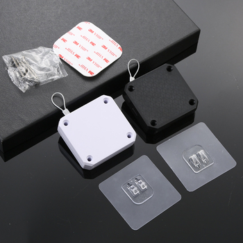 Închizător de uși, fără găuri, simplu, ușor, corp ABS, Închizător simplu de uși, mecanism pentru uși și ferestre