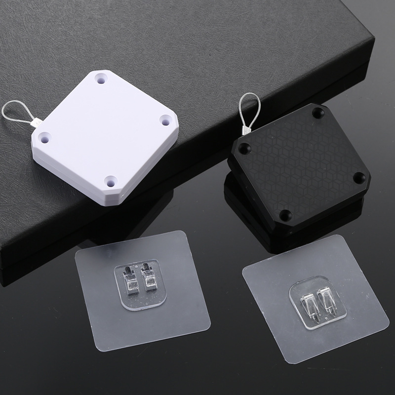 Închizător de uși, fără găuri, simplu, ușor, corp ABS, Închizător simplu de uși, mecanism pentru uși și ferestre