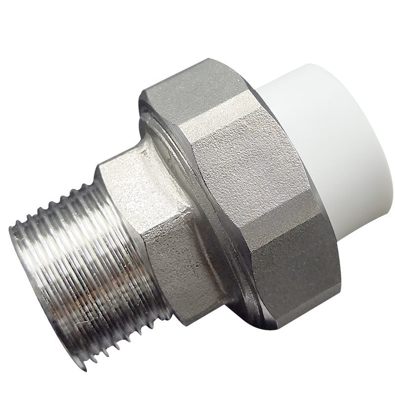 Cuplu PPR cu filetare interne și externe, grosimea peretelui 10 mm, model 20-63