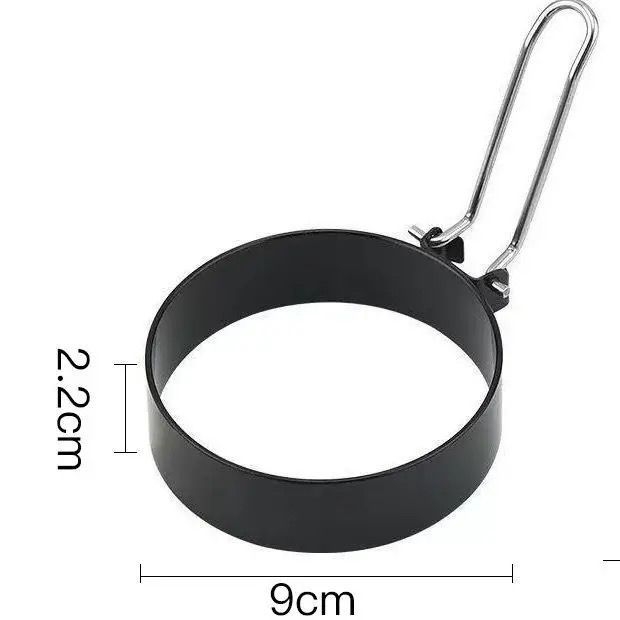 Kalup za prženje jaja — okrugli oblik, neljepljiv, za omletu i palačinke; Materijal: željezo; Marka: Unique Item