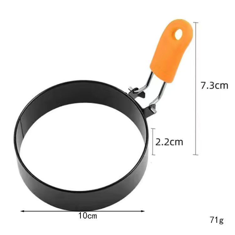 Kalup za prženje jaja — okrugli oblik, neljepljiv, za omletu i palačinke; Materijal: željezo; Marka: Unique Item