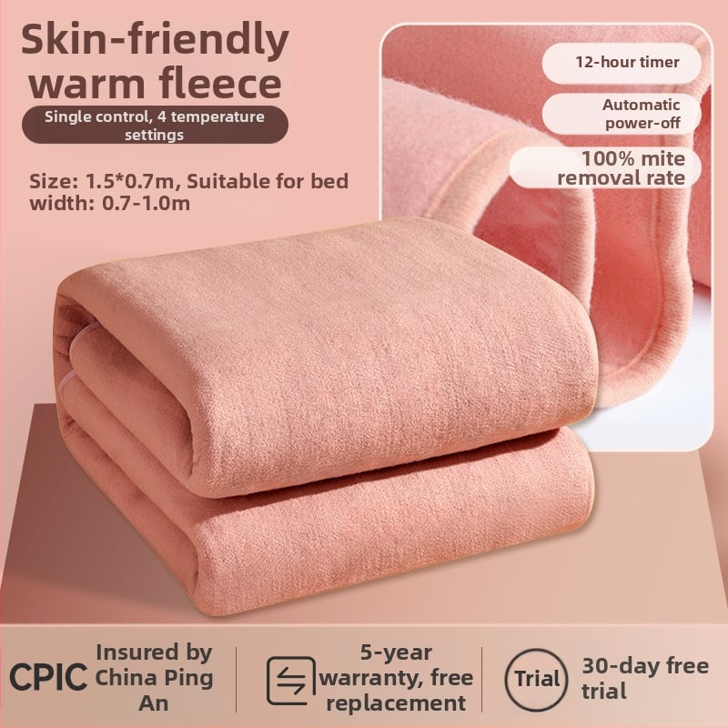 Pătură electrică Antarctic, stil Nordic, material nețesut, alimentare AC, greutate 1500 g