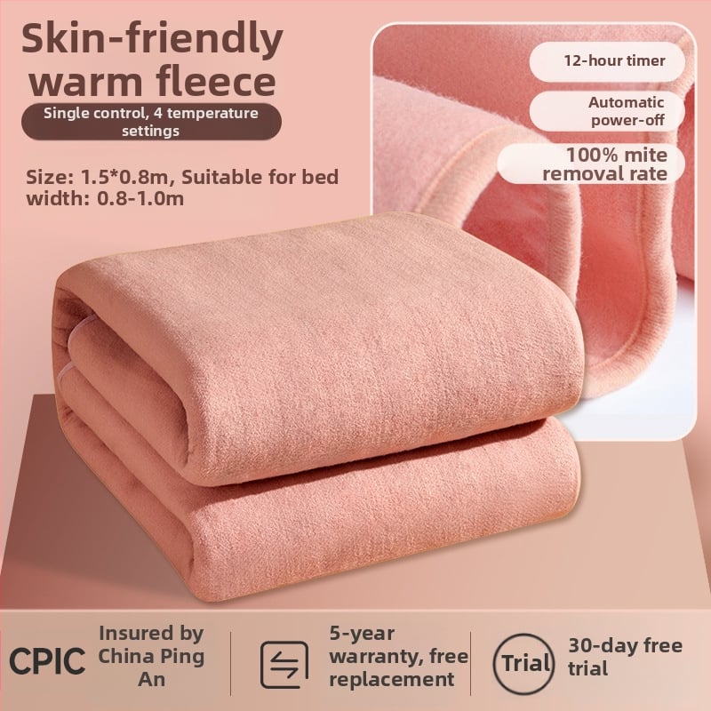 Pătură electrică Antarctic, stil Nordic, material nețesut, alimentare AC, greutate 1500 g