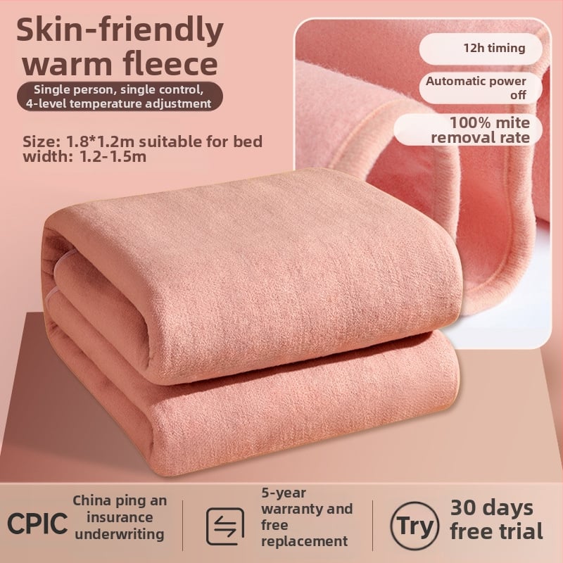 Pătură electrică Antarctic, stil Nordic, material nețesut, alimentare AC, greutate 1500 g