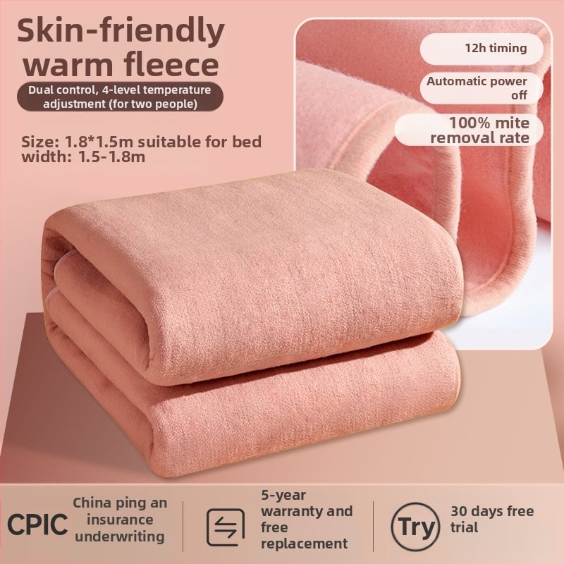 Pătură electrică Antarctic, stil Nordic, material nețesut, alimentare AC, greutate 1500 g