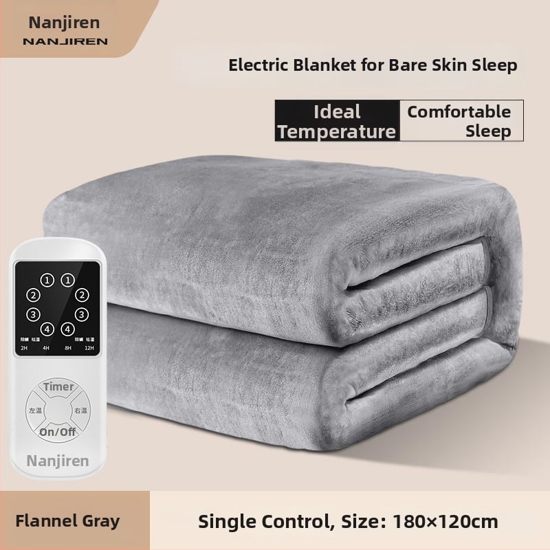 Pătură electrică Antarctic, stil Nordic, material nețesut, alimentare AC, greutate 1500 g