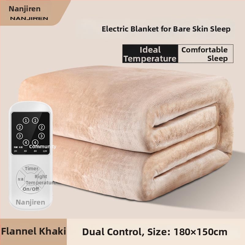 Pătură electrică Antarctic, stil Nordic, material nețesut, alimentare AC, greutate 1500 g