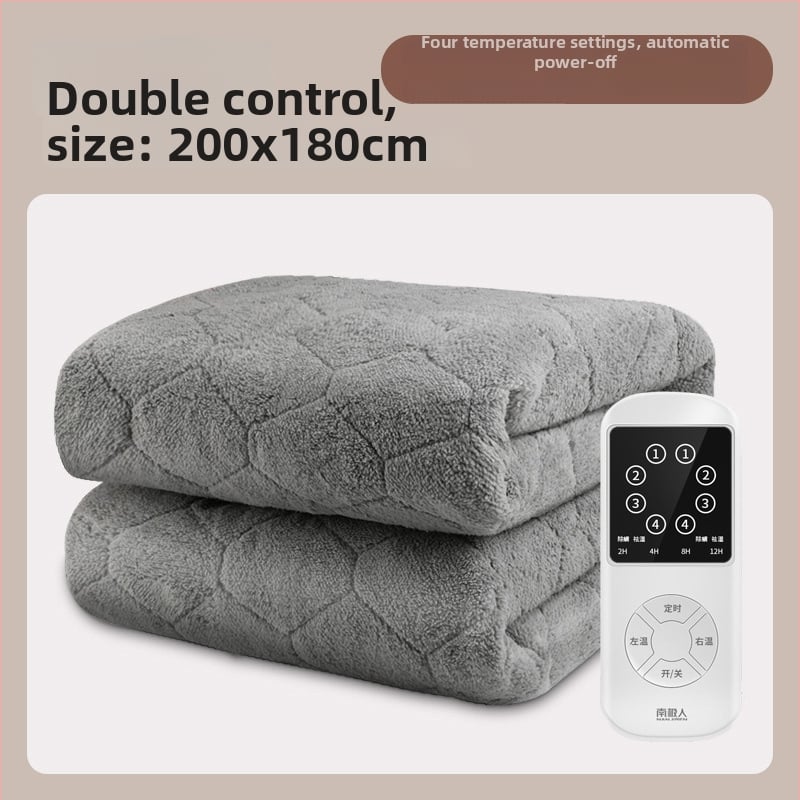 Pătură electrică Antarctic, stil Nordic, material nețesut, alimentare AC, greutate 1500 g