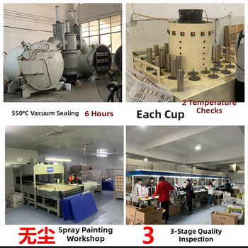 Termos šalice s prikazom temperature, unutarnji spremnik od 304 nehrđajućeg čelika, vanjski sloj od 201 nehrđajućeg čelika, izolacija 12–24 h, mjerenje temperature