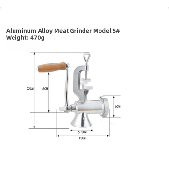 Ručni mesni mlinac od aluminijske legure i punjač kobasica