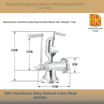 Ručni mesni mlinac od aluminijske legure i punjač kobasica