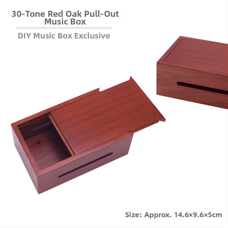 30-нотна DIY ръчна музикална кутия – механизъм с хартиена лента за ноти, комплект за сглобяване и ремонт, включва инструмент за пробиване на дупки