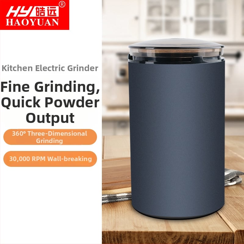 Ηλεκτρικός μύλος για βότανα και καφέ – ξηρή άλεση, χωρητικότητα 50 g, ισχύς 150 W, στροφές κινητήρα 20000–29999 rpm, τάση 111–240 V, λειτουργία ημι-αυτόματη