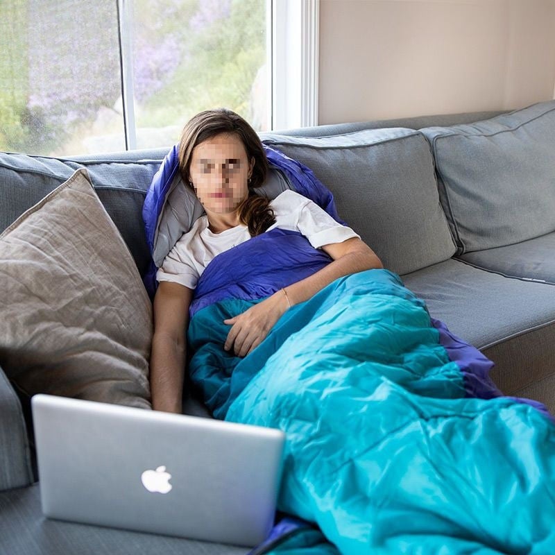 Палатка за походи с три слоя, бързо разпъване, портативна за пролет и есен