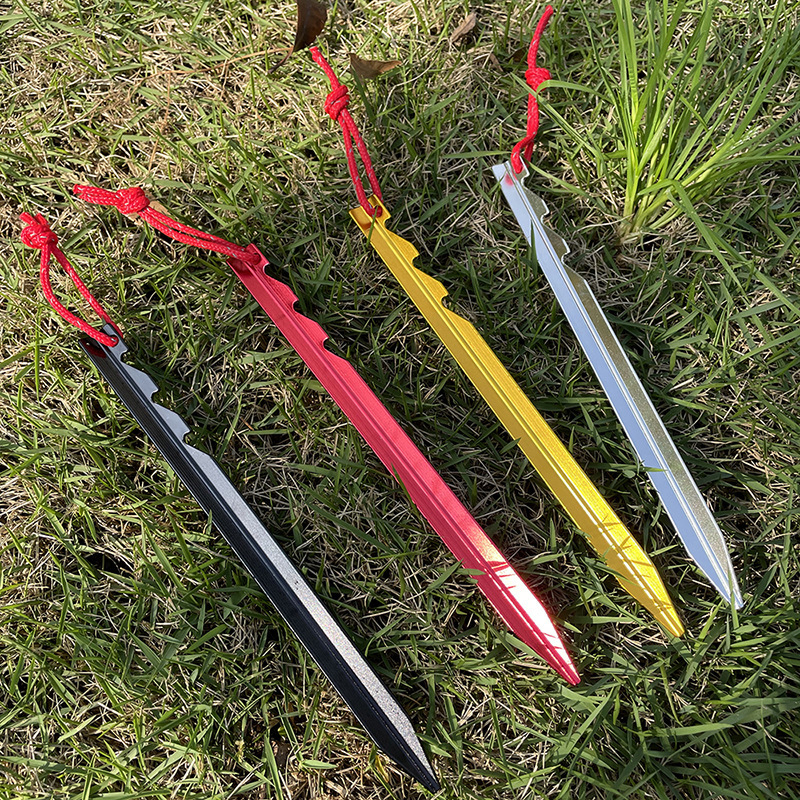 Trokutasti zemni kolci za šatore, set 8/10/12/24 komada, porijeklo Zhejiang, dodaci za šatore