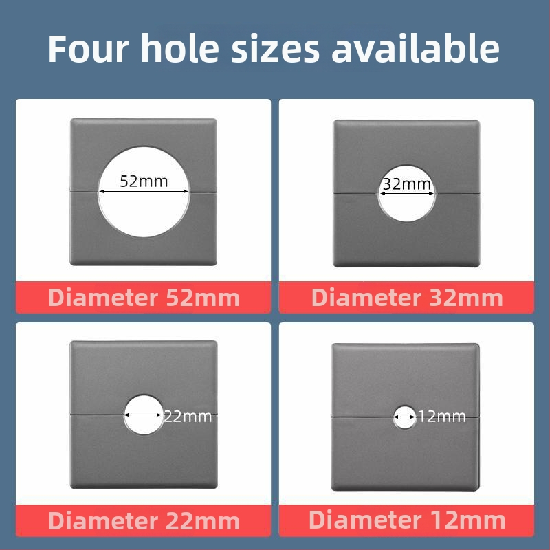 Plastový kryt dier vo stene | Značka Puxi | Model 86 | Kategória: Kryt rúry