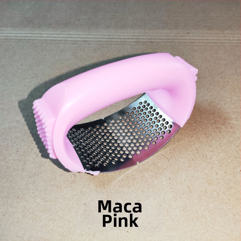 Πρέσα σκόρδου και μύλος τζίντζερ δύο σε ένα, χειροκίνητος, ανοξείδωτο ατσάλι 430, πολυλειτουργικός